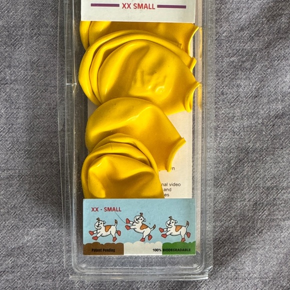 NEW PAWZ Yellow Dog Boots XX Small - Picture 3 of 6